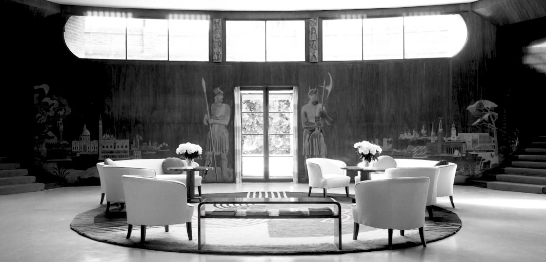 art deco interiér